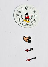 Vintage Bradley  Mickey Mouse Nodder Character Watch Dial &  Hands  for Parts