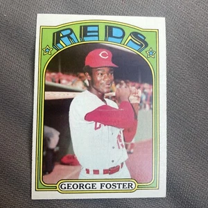 1972 Topps Baseball George Foster #256 Cincinnati Reds - Picture 1 of 2
