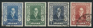 ICELAND. President Björnsson, juego de 4, en muy buen estado usado (PH1470) - Imagen 1 de 1