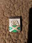 Russian City of Kresttsy Coat of Arms Crest Blazon Old City Vintage Lapel Pin...