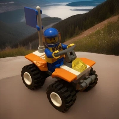 Lego Coast Guard Quad Bike 7736 COMPLETE has no box - Retired - Image 1 of 4