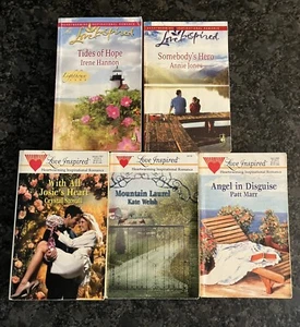 5 Love Inspired Inspirational Romance Vintage Paperback - Picture 1 of 2