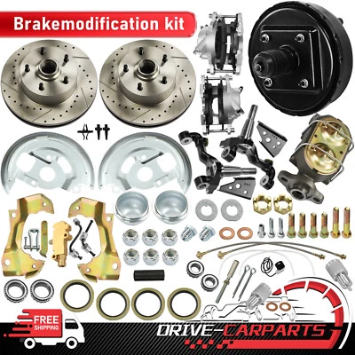 For GM A F X Disc Brake Kit 9" Booster Drilled Rotors DBK6472LX-GM-227 DBK6472LX Foto 1 de 4