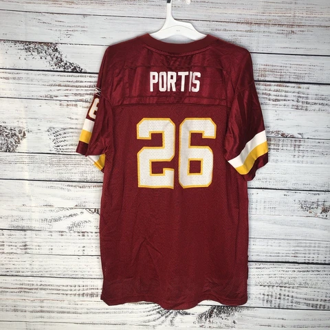 Clinton Portis Washington Redskins #26 Reebok NFL Jersey Youth Boys Kids size XL Cover