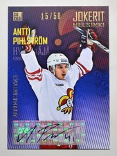 2016-17 KHL Jokerit Helsinki Autograph #JOK-AUT-023 Antti Pihlstrom 15/50