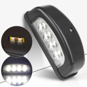 Motorcycle License Plate Light 4 LED Number Plate Light Lamp 12v 24v Universal - Picture 1 of 12