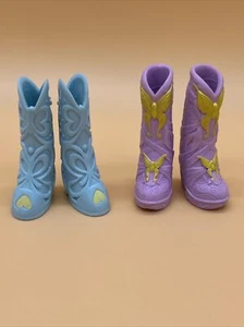 My Little Pony Equestria Girls Fluttershy Boots Lot 2 Sets Of Doll Shoes - Picture 1 of 6