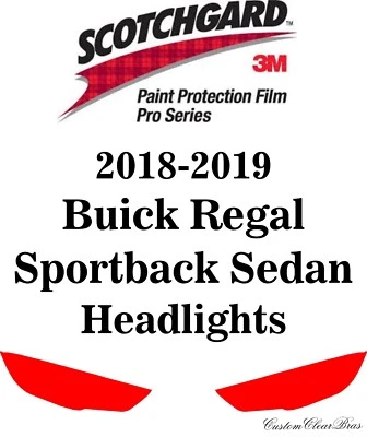3M Scotchgard Paint Protection Film Pro Series 2018 2019 Buick Regal Sportback - Image 1 of 3