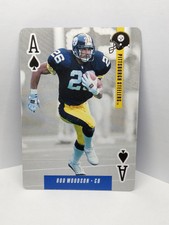 1994 Bicycle Playing Cards "DITKA'S PICKS" Ace of Spades ROD WOODSON