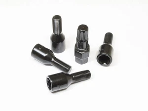Set of 4 Tuner Locking Wheel Bolts Black Internal Drive fit Mini Cooper 00-06 - Picture 1 of 1