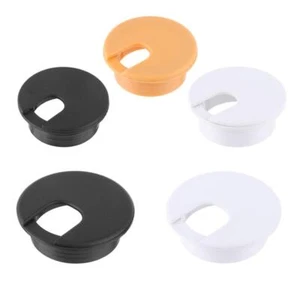 Office Line Box Desk Table Cable Fastener Wire Hole Cover Computer Grommet - Photo 1/14
