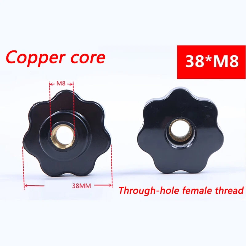 Sterngriff Sternmutter Klemmmutter Sternschraube Flügelmutter M4 M5 M6 M8 - M16 - Bild 1 von 1