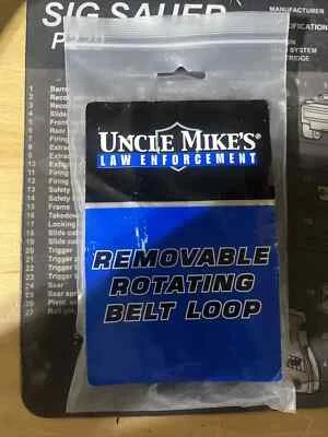 NEW Uncle Mike's Removable Swivel Rotating Holster Belt Loop 8880-9 New w/tags - Image 1 of 2