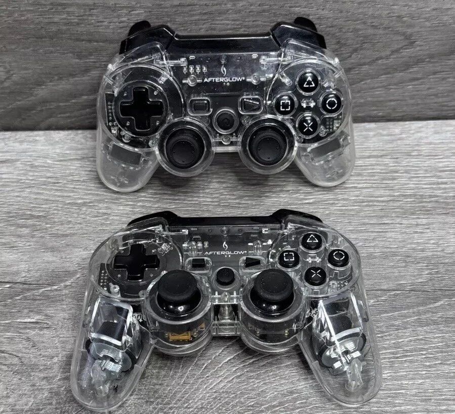 PARTS/REPAIR! PDP Afterglow Sony PlayStation 3 PS3 Wireless Controller Lot Red? - Image 1 of 4