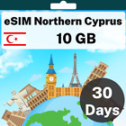 eSIM Northern Cyprus - 10 GB - 30 Days - Travel eSIM | QR code activation