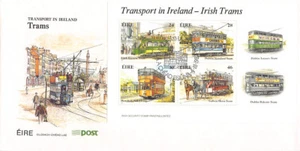 Stamps: First Day Cover, IRELAND, Irish Trams, 1987, 6 Stamps - Picture 1 of 2