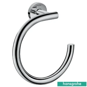 Hansgrohe Logis Universal Chrome Wall Mounted Towel Ring - Picture 1 of 7