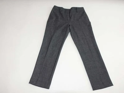 Ann Taylor Women's Ankle Dress Pants Size 4 Petite Charcoal Gray High Rise 4P - Image 1 of 4