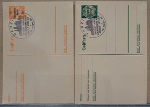 Danzig - Abschiedserie - 2 Ganzsachen - Sonderstempel - Bild 1 von 1
