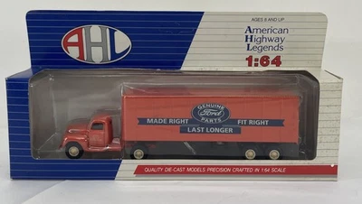 NIB American Highway Legends 1:64 Scale Ford F-7 Tractor Trailer Truck - Image 1 of 4