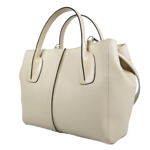 COACH Borsa a mano in pelle avorio tote bag a tracolla beige chiaro borsetta ufficio
