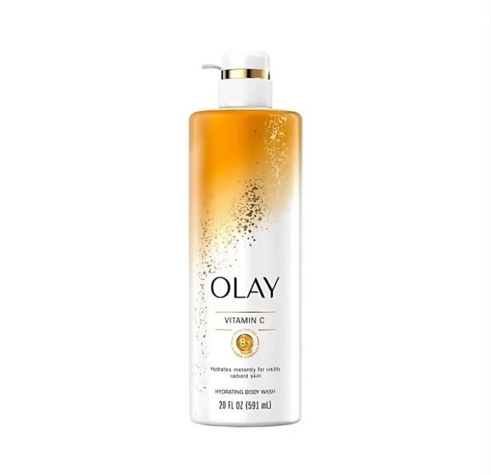 Olay Vitamin C & Vitamin B3, feuchtigkeitsspendendes & aufhellendes Duschgel