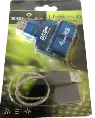 Signalex USB Hub with 4 Ports Designed for PCs and Apple Mac Includes Shipping - Image 1 of 2