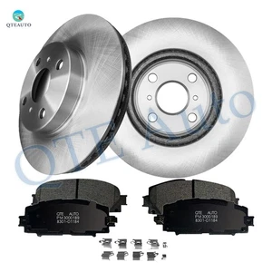6 rotores de disco de freno delanteros de 255 mm - Kit de pastillas de freno de cerámica para Toyota Yaris 2007-2018 - Imagen 1 de 8
