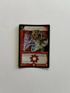 Duel Masters TCG Snip Striker Bullraizer T1/Y2 Tournament Promo Card Foil WOTC - Picture 1 of 2
