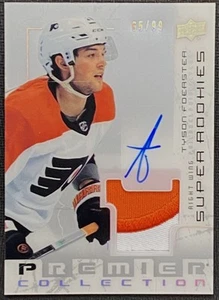 Parche de novato automático 2023-24 Upper Deck Premier 03-04 #SRR-TF Tyson Foerster/99 radiocontrol - Imagen 1 de 2