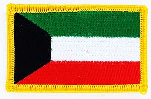 AUFNÄHER Patch FLAGGEN flagge Kuwait flag Fahne 7x4.5cm - Bild 1 von 1