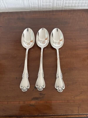 Tre cucchiaini da tavola in argento 925 Camusso San Marco - Immagine 1 di 4
