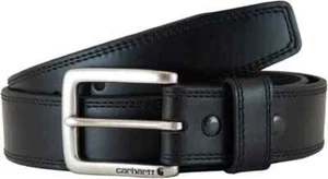 Mens NWT Carhartt Hamilton Black Belt size 44 NEW Leather - Picture 1 of 8