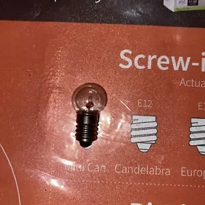 CML 502 Mini Miniature Light Bulb SR 502- I Incandescent Clear Railroad 5.1V .77 - Picture 1 of 4