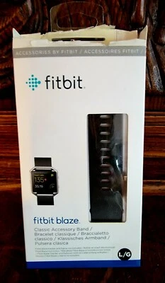Fitbit Blaze аксессуар замены запястье группы маленький силиконовый ремень синий новый OEM - Изображение 1 из 3