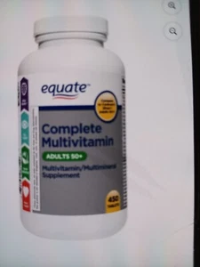 Equate Adults 50+ Comprimidos Completos Multivitamínicos Suplemento Vitamínico, 450 unidades - Imagen 1 de 2