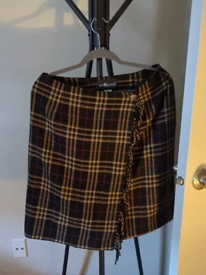 Falda forrada con flecos de lana Sag Harbor talla 12 Foto 1 de 4