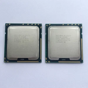 2 pièces processeur Intel Xeon X5675 / 6x 3,06 GHz / SLBYL 6 cœurs LGA1366 - Photo 1/3