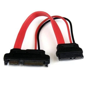 SLSATAADAP6 Startech (6") adattatore slimline da SATA a SATA con alimentazione - F/M - Foto 1 di 6