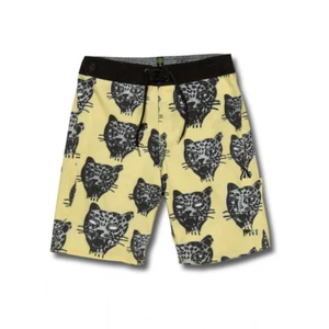 $38 VOLCOM Kid's BOARD SHORT Polyester Multicolor Yellow size 26 (12) - Picture 1 of 2
