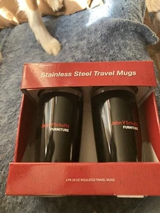 Set of 2 20 oz Stainless Steel Insulated Travel Mugs - New - Picture 1 of 2
