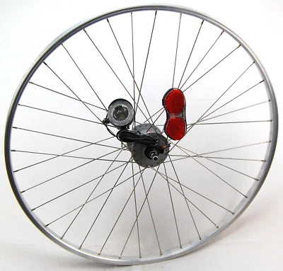 28" Vorderrad Laufrad Komplett-Set mit Nexus Nabendynamo Umrüstkit Union 20 Lux - Bild 1 von 3