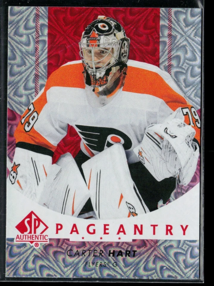 2022-23 SP Authentic Pageantry Red #P-3 Carter Hart - Image 1 of 2