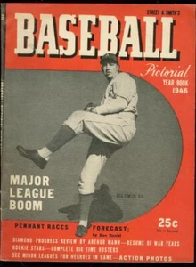 BASEBALL PICTORIAL YEAR BOOK 1946-DICK FOWLER COVER FN/VF - Picture 1 of 1