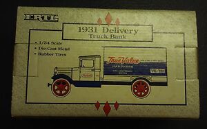 ERTL 1931 Delivery truck bank TRUE VALUE