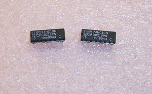 QTY (25) 74HC10N PHILIPS 14 PIN DIP TRIPLE 3-INPUT NAND GATE NOS 1 TUBE - Picture 1 of 1