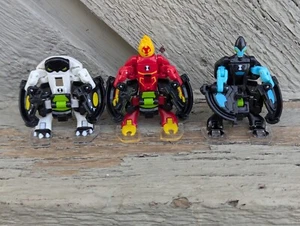 Ben 10 Omni Launch Battle Figures Lot of 3 Cannonbolt Heatblast XLR8 - Picture 1 of 2