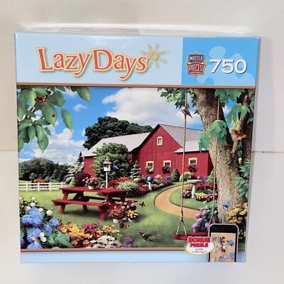 Lazy Days Picnic Paradise 750 pc Puzzle by Master Pieces Jigsaw Puzzles - Image 1 of 4