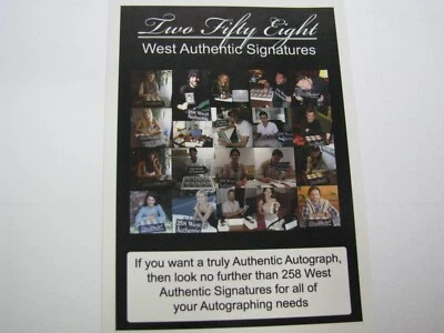 The Vampire Diaries Cast Stars Paul Wesley 258 West Authentic Promo Card - Image 1 of 2