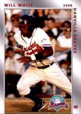 2008 Danville Braves Grandstand #36 Will White Houston Texas TX Baseball Card
